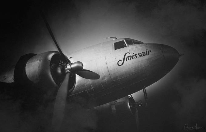 Douglas DC-3 by DaGeo - Monochrome Visions Photo Contest