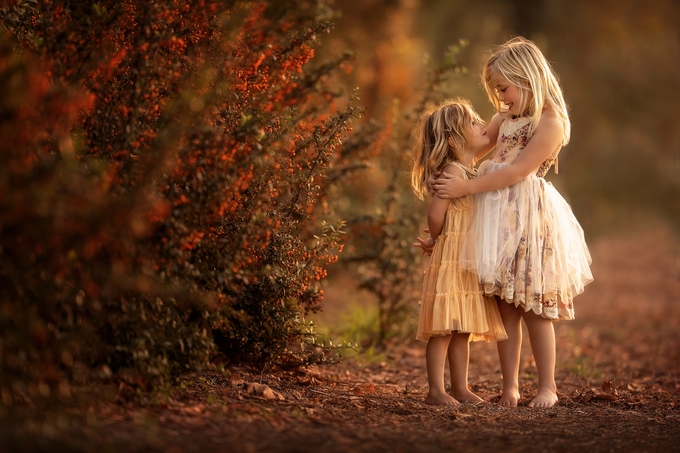 Sisters by SaraEvansPhotography - Siblings Photo Contest