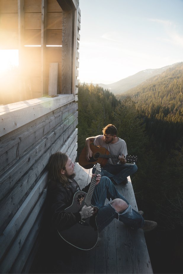 Writing music above the forests of north Idaho. by stevenscarcello - Love And Friendship Photo Contest