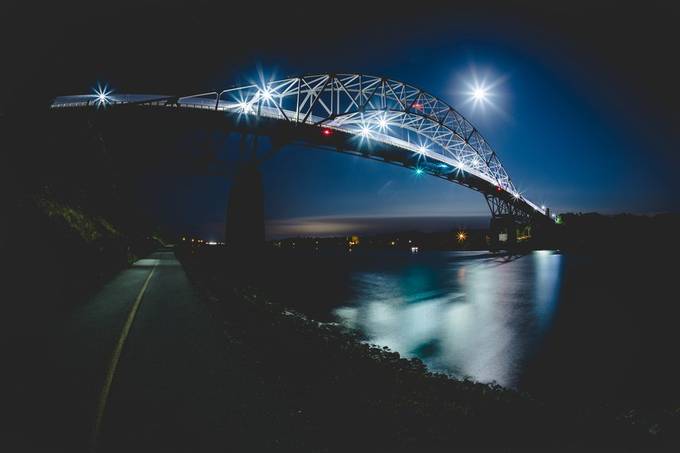 #270/365 Night Light by debralincolnmacpherson - Everything Bridges Photo Contest