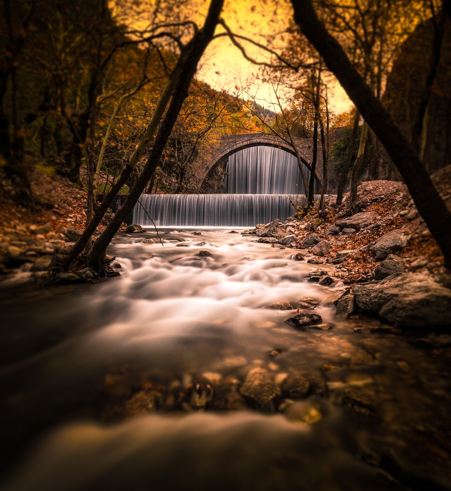 the sound of autumn by Konstantinos_Lagos - Everything Waterfalls Photo Contest