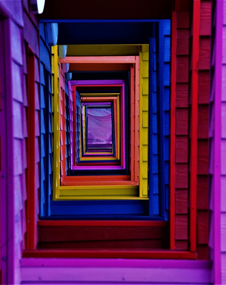 Colours through the window by john567 - Geometry Beauty Photo Contest