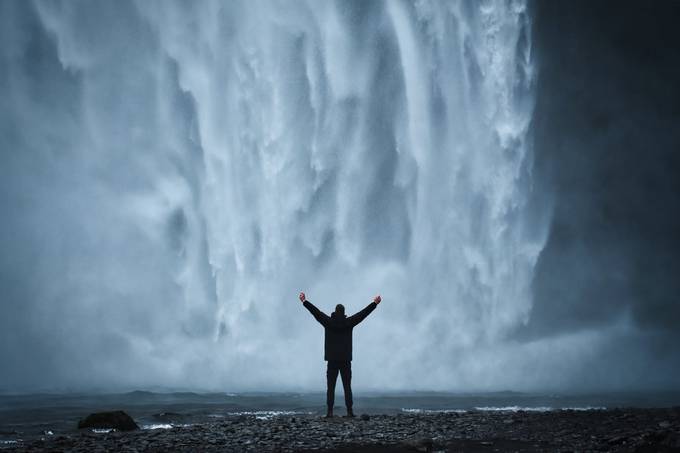 Selfie / Iceland by SebastianWarneke - Capture Running Water Photo Contest