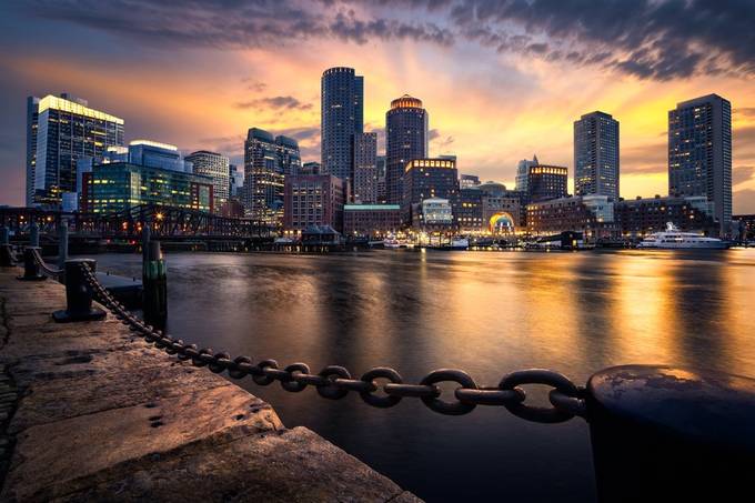 Boston Skyline by FredGramoso - I Love My City Photo Contest