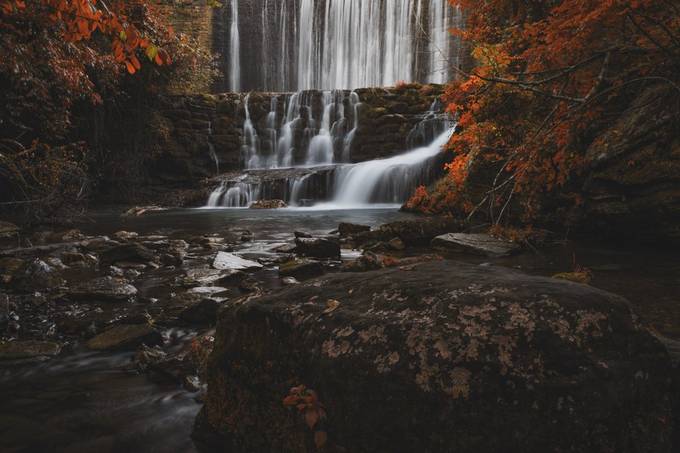 Autumnal Spillway by BrennenDuffield - Covers Photo Contest Volume 1