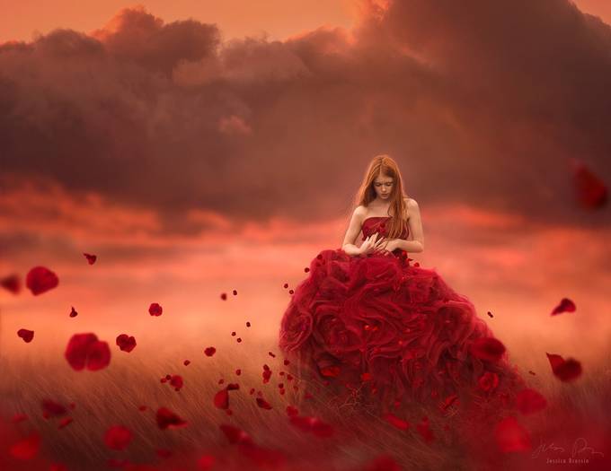Pieces of Me by JessicaDrossin - Capture Red Photo Contest