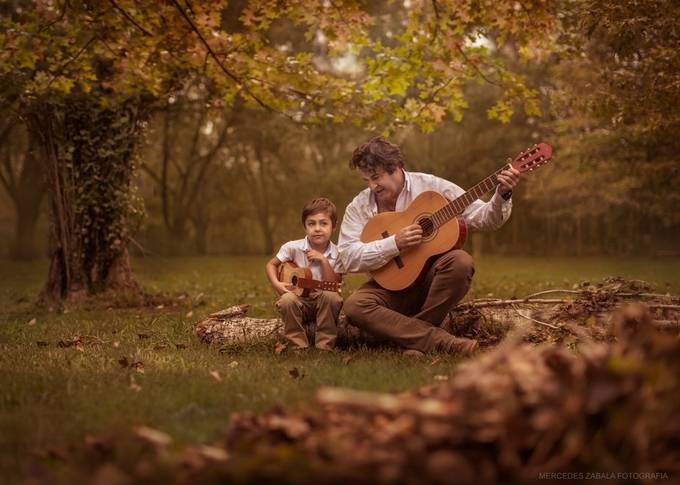 Two Guitars (1/3) by mariamercedeszabala - The Sound Of Music Photo Contest