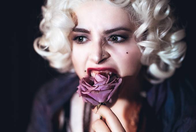 The Purple Rose (a self portrait) by amandaclarence - The Selfie Photo Contest 2019