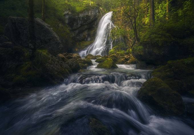 The forest waterfall by J.Manuel - Rivers Galore Photo Contest