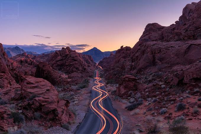 into the night by peternestler - My Ultimate Road Trip Photo Contest