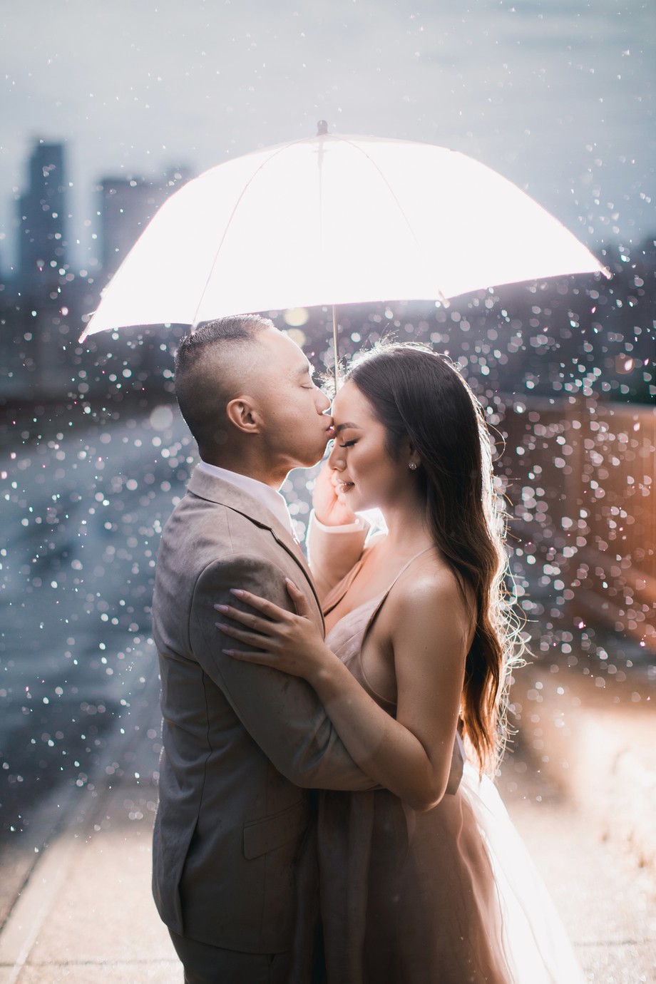 Kiss In The Rain by HouavangPhotography - Wedding Moments Photo Contest
