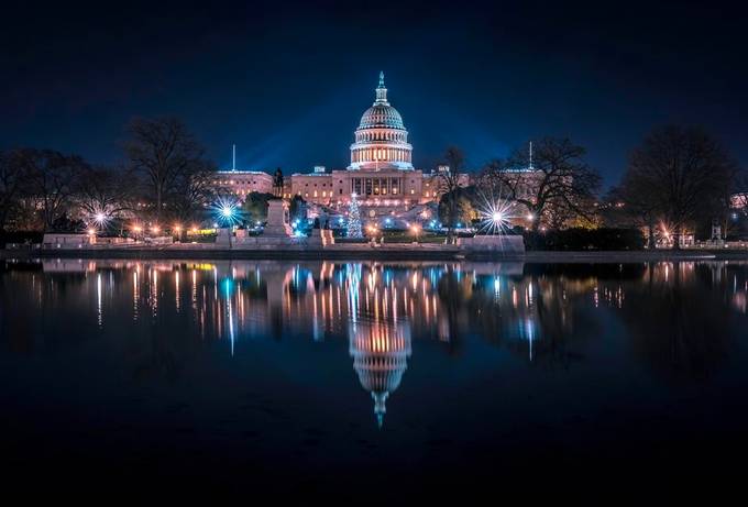 Capitol Christmas  by avphoto21 - Capture Reflections Photo Contest