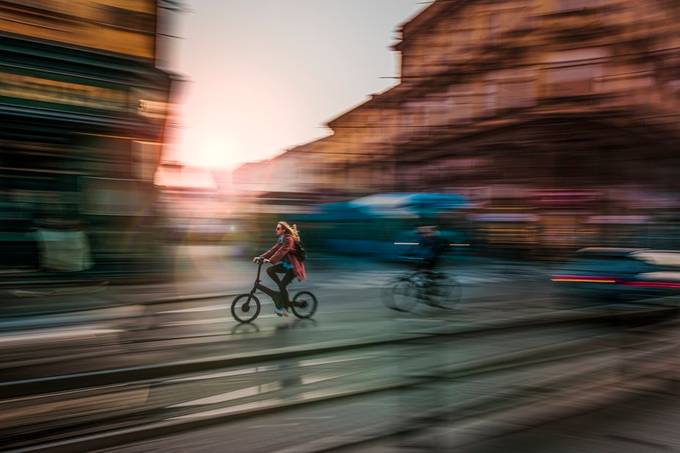 City pace II by tadejturk - The Art Of Panning Photo Contest