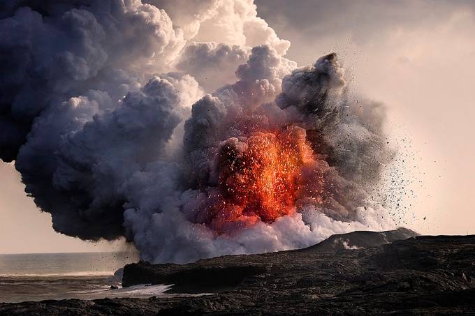 Kilauea Volcano at Kalapana 8 by PreissAlex - Remote And Isolated Photo Contest