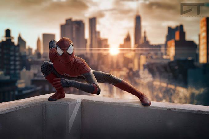 Spiderman goes into action. by cherokeeturner - Chasing Flares Photo Contest